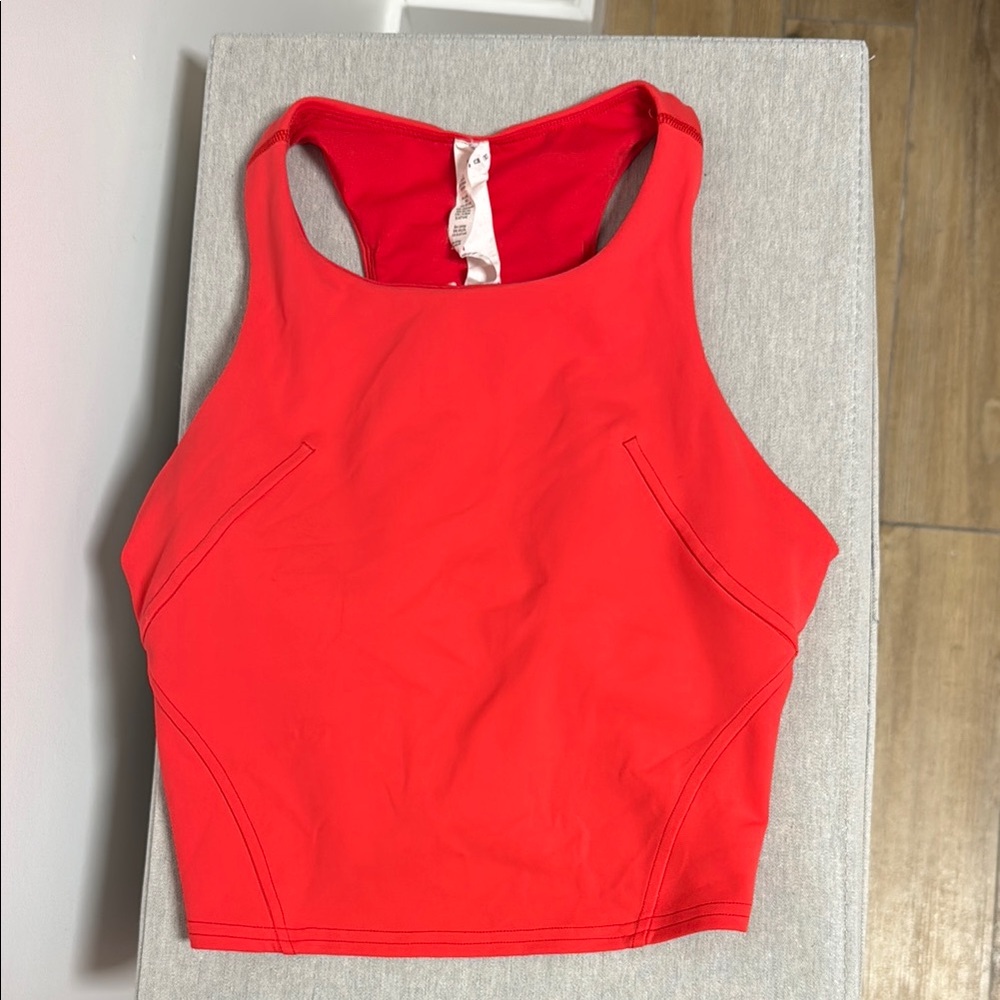 Lululemon Red Athletic Tank Top